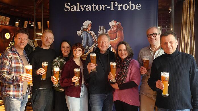 Die Schauspieler des Singspiels auf dem kommenden Nockherberg. Die Schauspieler des Singspiels auf dem kommenden Nockherberg.