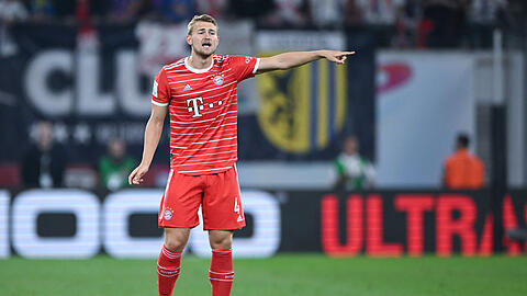 Da geht's zur Startaufstellung: Abwehr-Star des FC Bayern Matthijs de Ligt schiebt noch Extra-Schichten