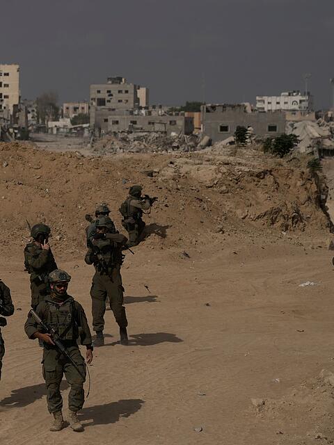 Israelische Soldaten im Gazastreifen. (Archivbild)
