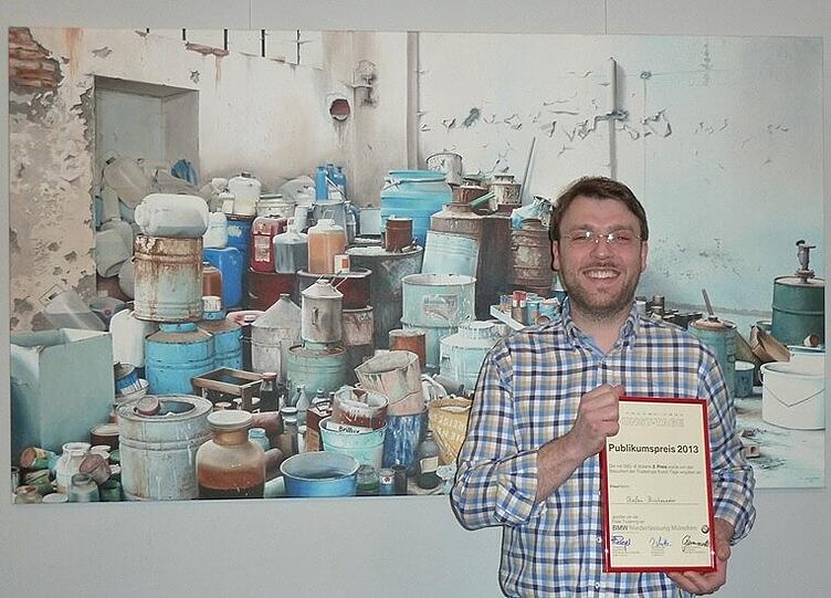 Der zweite Preis, ging 2013 an den Regensburger Künstler Stefan Bircheneder.