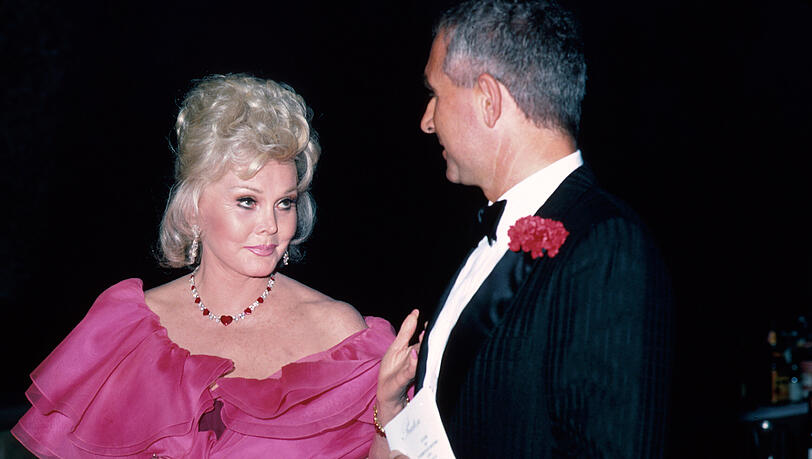 Frédéric von Anhalt und Zsa Zsa Gabor: Das Paar heiratete 1986, 2016 starb die Schauspielerin.