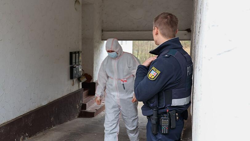 Die Spurensicherung war vor Ort im Einsatz.