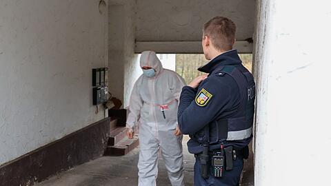 Die Spurensicherung war vor Ort im Einsatz.