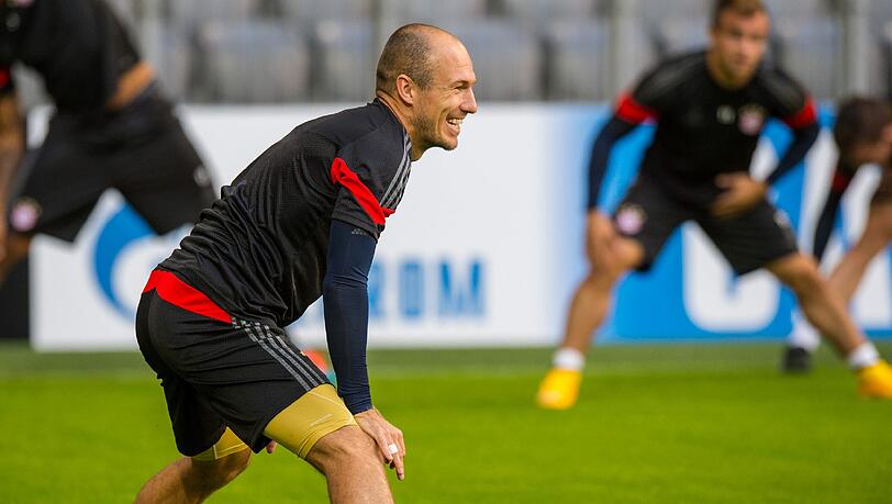 Könnte dem FC Bayern auch gegen den SC Paderborn fehlen: Flügelflitzer Arjen Robben. Könnte dem FC Bayern auch gegen den SC Paderborn fehlen: Flügelflitzer Arjen Robben.