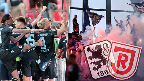 Halten die Löwen die Klasse oder kommt der Abstieg in die 3. Liga? Das alles entscheidende Spiel in der Allianz Arena startet am Dienstag um 18 Uhr.
