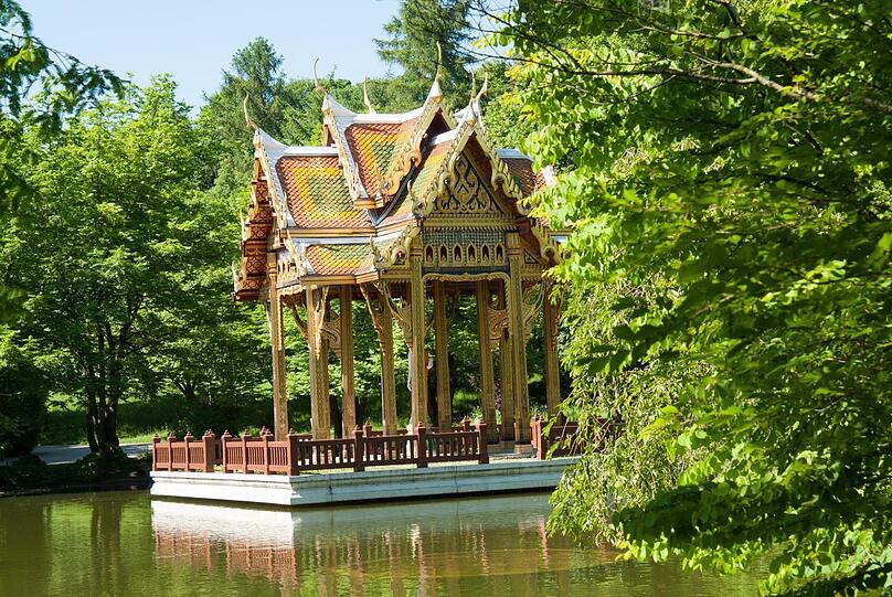 Die Pagode im Westpark.