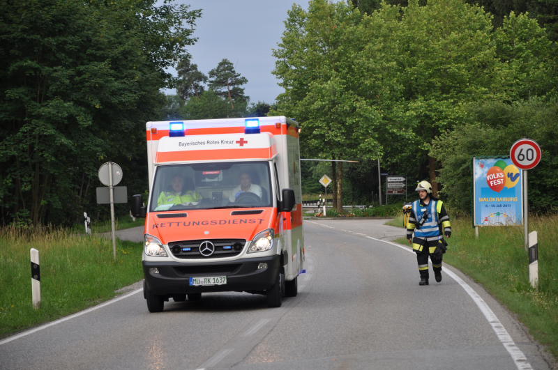 Der Wagen zerschellte an einem Baum - der Fahrer starb an der Unfallstelle.