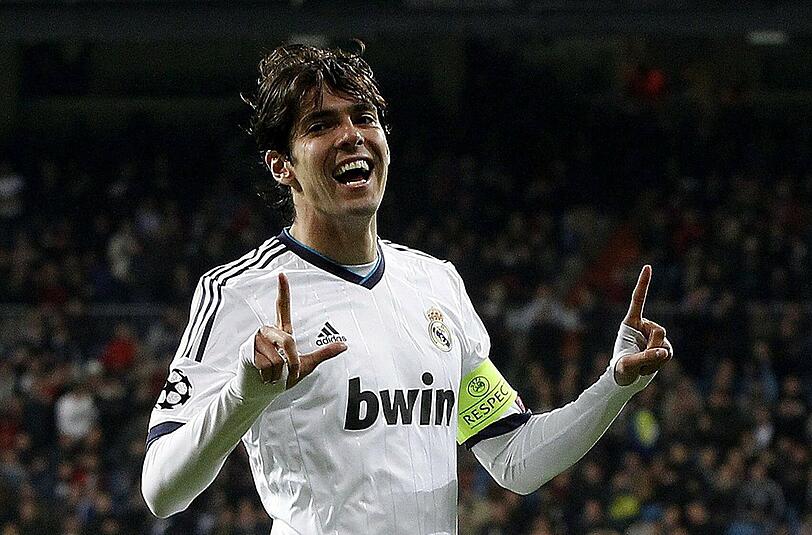 Platz 5: 65 Millionen musste Real Madrid  im Jahre 2009 zahlen, um sich die Dienste von Brasiliens Superstar Kaka zu sichern.