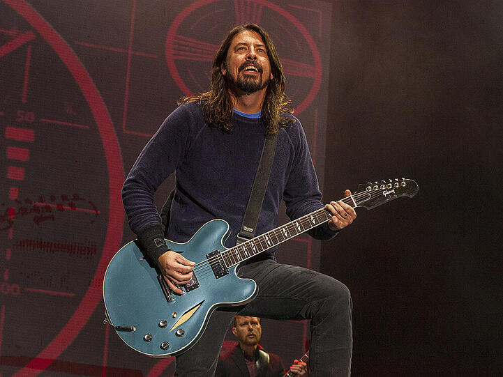 Dave Grohl von den Foo Fighters bei einem Auftritt im November 2014