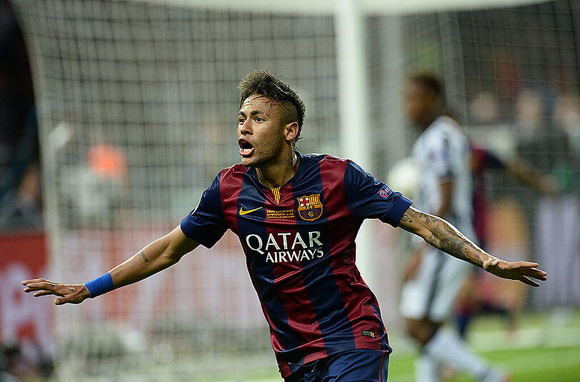 3. Neymar: 2013 für 82,6 Millionen Euro vom FC Santos zum FC Barcelona.