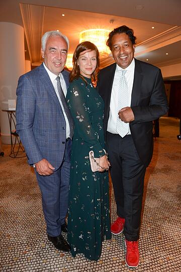 Hans-Reiner Schröder (BMW Group), Jessica Schwarz und Cherno Jobatey
