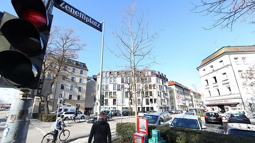 So sieht der Zenettiplatz in der Isarvorstadt nun nicht mehr aus.