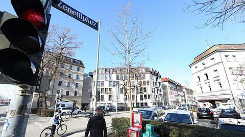 So sieht der Zenettiplatz in der Isarvorstadt nun nicht mehr aus.