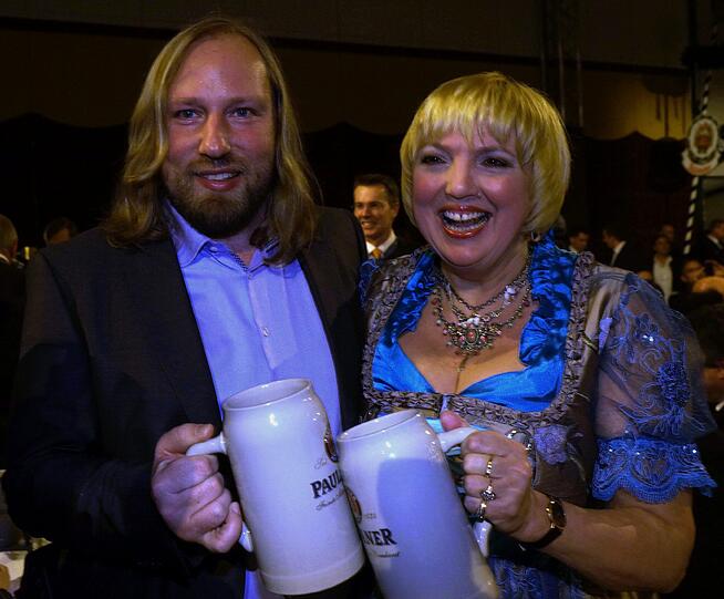 Grünen-Politiker Toni Hofreiter und Claudia Roth.