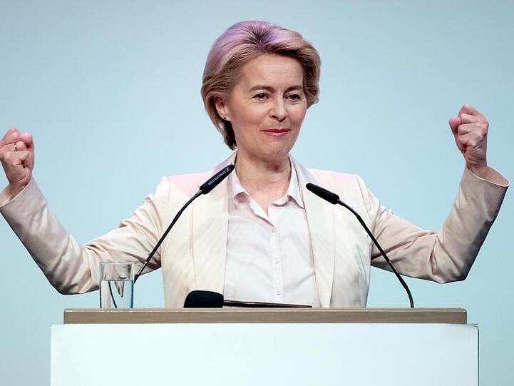 Die designierte Präsidentin der Europäischen Kommission: Ursula von der Leyen (CDU).