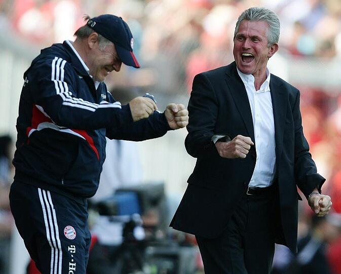 Arbeiteten schon zusammen: Hermann Gerland und Jupp Heynckes