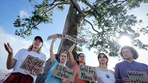 Auch deutsche Klimaschützer sind nach Brasilien gereist.
