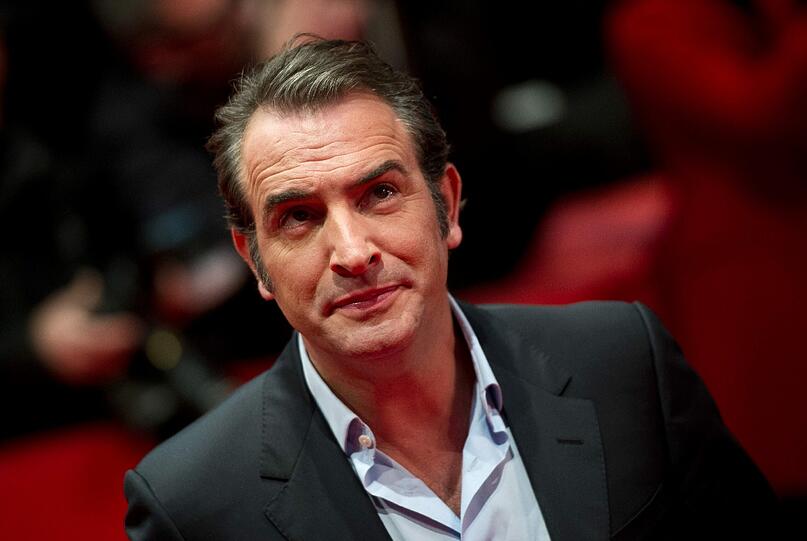 Der französische Schauspieler Jean Dujardin bei Premiere von "The Monuments Men" während der 64. Internationalen Filmfestspiele.