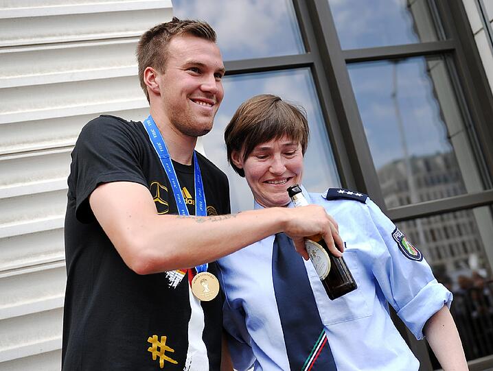 Die Weltmeister feiern am Brandenburger Tor. Die Bilder von der Fanmeile.