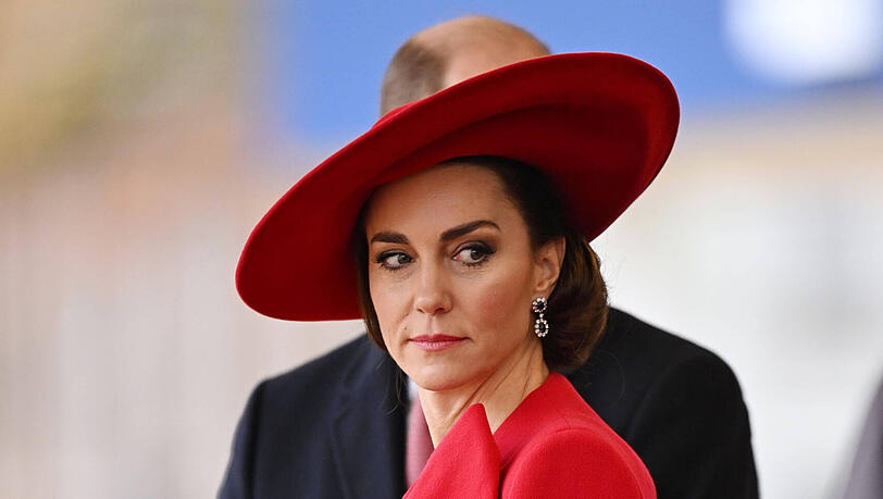 Prinzessin Kate beim Staatsbesuch des koreanischen Präsidenten im November 2023.
