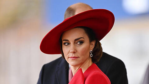 Prinzessin Kate beim Staatsbesuch des koreanischen Präsidenten im November 2023.