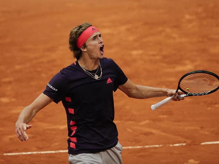 Verpasste in Madrid das Halbfinale: Titelverteidiger Alexander Zverev.