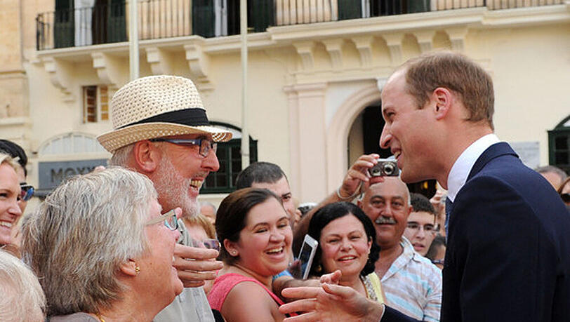 Lieferte in Malta einen charmanten Auftritt ab: Prinz William Lieferte in Malta einen charmanten Auftritt ab: Prinz William