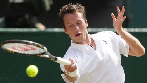 Keine Chance gegen Federer: Philipp Kohlschreiber. Keine Chance gegen Federer: Philipp Kohlschreiber.