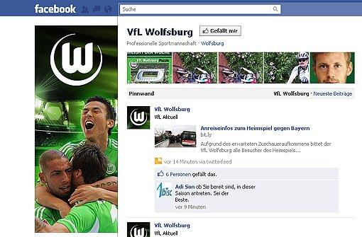 Platz 14 mit 45.092 Facebook-Fans: VfL Wolfsburg