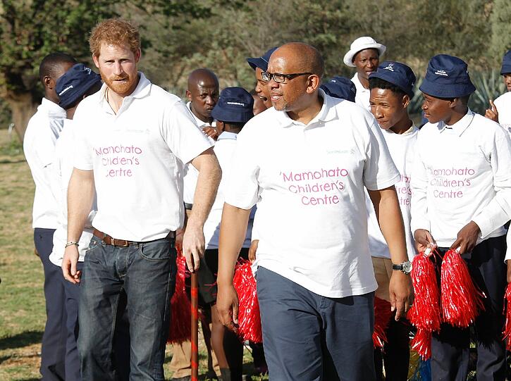 Prinz Harry in Lesotho