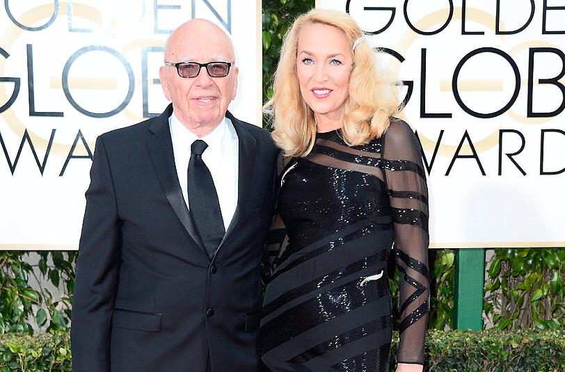 Verliebt, verlobt und schon bald verheiratet: Multi-Milliardär Rupert Murdoch hat sich mit Model Jerry Hall verlobt.
