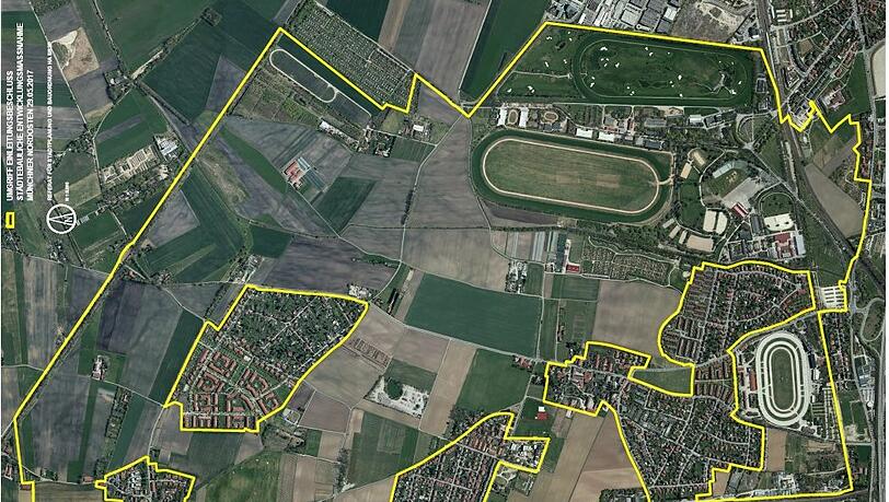Das neue Baugebiet liegt östlich der S-Bahnhaltestellen Johanneskirchen,
Englschalking, Daglfing und rund um die Pferderennbahnen. Das neue Baugebiet liegt östlich der S-Bahnhaltestellen Johanneskirchen,
Englschalking, Daglfing und rund um die Pferderennbahnen.