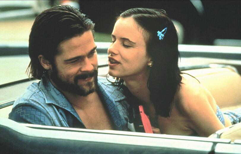 1989 arbeiteten Juliette Lewis und Brad Pitt für den Film "Zum Sterben viel zu jung" zusammen. Es funkte auch privat.  Die Beziehung hielt vier Jahre - 1993  beim Dreh von "Kalifornia" (Foto) war's fast schon vorbei.