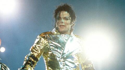 Michael Jackson w&auml;hrend eines Auftritts im Jahr 1996.