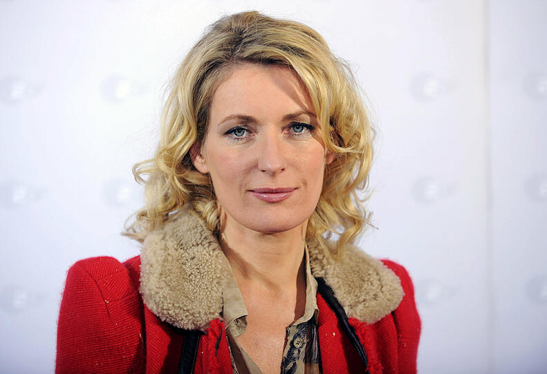 Die Schauspielerin Maria Furtwängler, aufgenommen während eines Fototermins zu dem ZDF-Zweiteiler "Schicksalsjahre".
