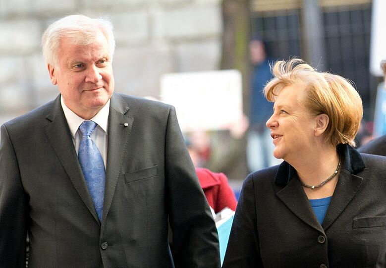 Auch Horst Seehofer hatte einige Forderungen, wie die PKW-Maut.