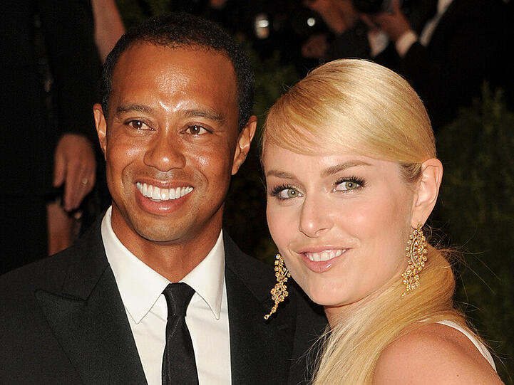 Tiger Woods, hier mit seiner Freundin Lindsay Vonn, möchte als Unternehmer durchstarten