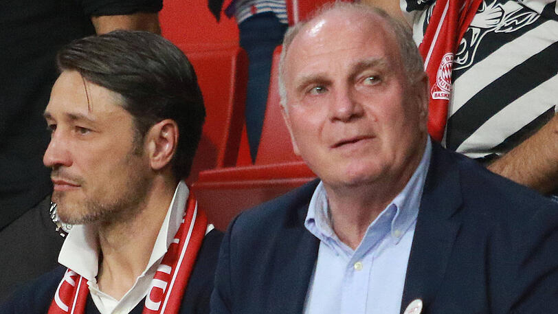Holte Niko Kovac zum FC Bayern: Uli Hoeneß (re.).