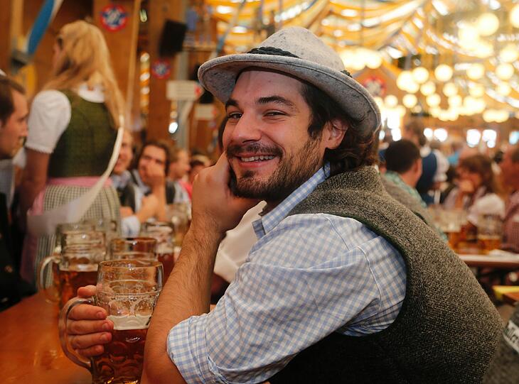 Torwart mit Bier: Jochen Reimer