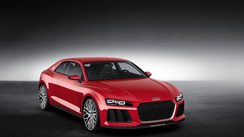 Bekanntes Showcar mit neuer Lichttechnologie: Der Audi Sport Quattro Laserlight Concept verfügt über Laserleuchten. Bekanntes Showcar mit neuer Lichttechnologie: Der Audi Sport Quattro Laserlight Concept verfügt über Laserleuchten.
