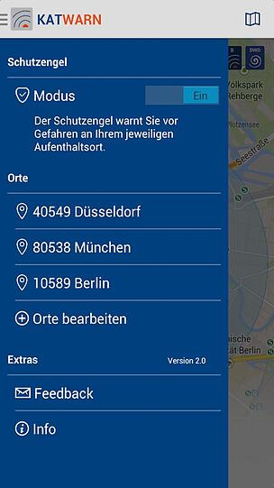 Für alle, die auf Nummer sicher gehen wollen: Katwarn informiert bei Bränden, Unwettern und anderen Katastrophen in der Umgebung.
