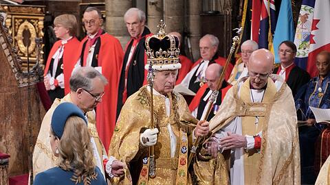Nun ist er offiziell gekrönt: König Charles III.