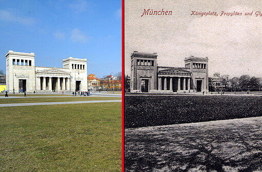 Ein weites Feld: Der Königsplatz mit den Propyläen und der Glyptothek bietet nach wie vor einen großen Freiraum in absoluter Zentrumsnähe.