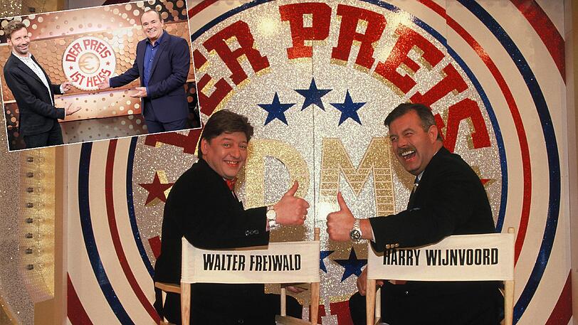 Von 1989 bis Ende 1997 lief "Der Preis ist heiß" mit Harry Wijnvoord und Walter Freiwald.
