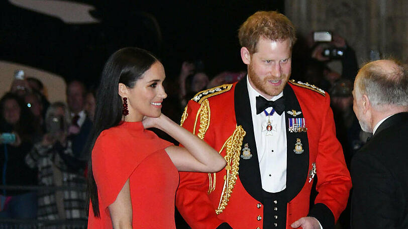 Prinz Harry und Herzogin Meghan beim Mountbatten Festival of Music am Samstagabend