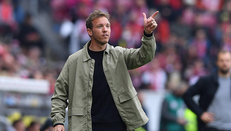 Bayern-Trainer Julian Nagelsmann hatte in Mainz wenig Grund zur Freude.