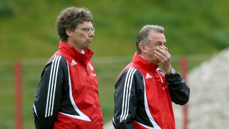 Immer treu: Michael Henke (l.), der langjährige Assistent des ehemaligen Ottmar Hitzfeld. Immer treu: Michael Henke (l.), der langjährige Assistent des ehemaligen Ottmar Hitzfeld.