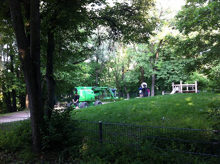 ... ist der Spielplatz, wo gedreht wurde...