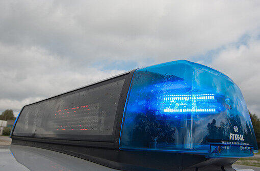 Polizei beim Einsatz
