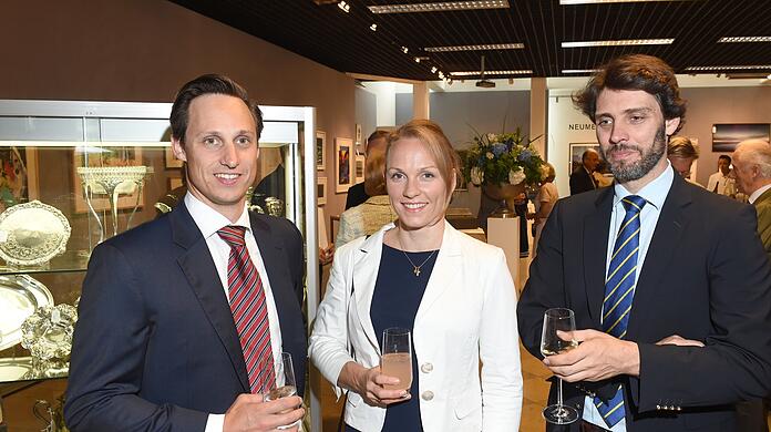 Heinrich von Bayern mit Frau Henriette und seinem Bruder Ludwig Prinz von Bayern